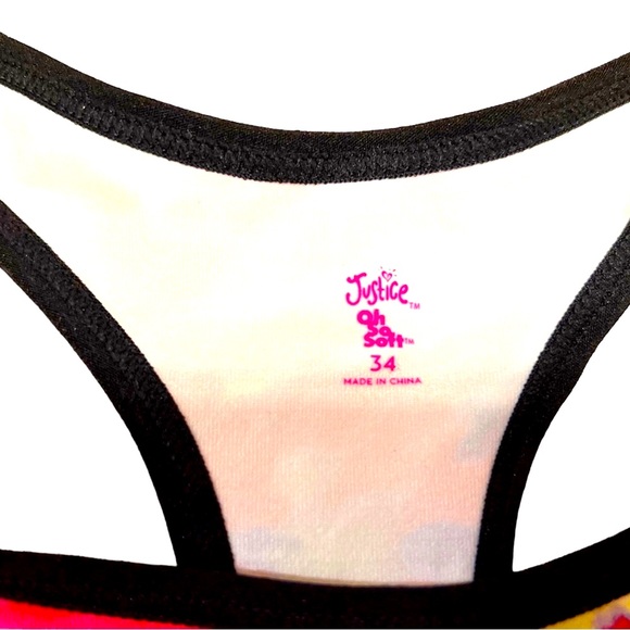 NWOT!! BUNDLE DEAL: 2 JUSTICE GIRLS SPORTS BRA SIZE 34 - Picture 7 of 8